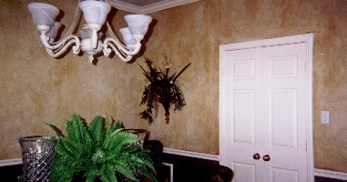 Texture with 3 color subtle drip wash