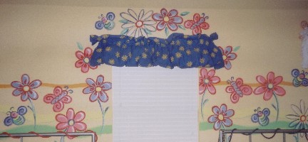 Hand painted child's border