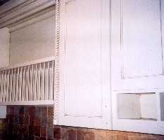 2 color glazed kitchen cabinets